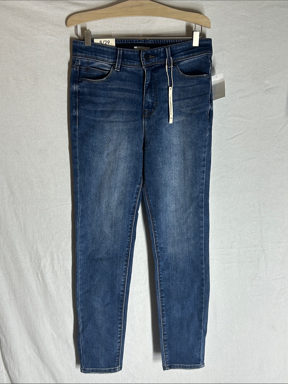 Women's Mid-Rise Indigo Skinny Jeans